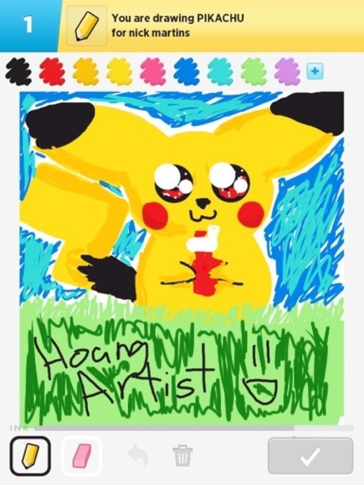 Dibuja algo. Chibi Pikachu de HoangArtist