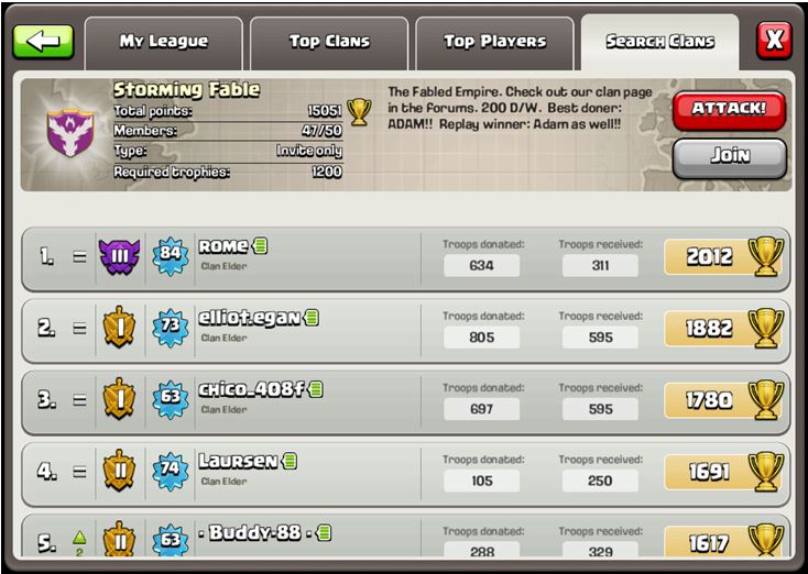 Social Gaming: Facebook, Guilds and Beyond 33 Clash of Clans