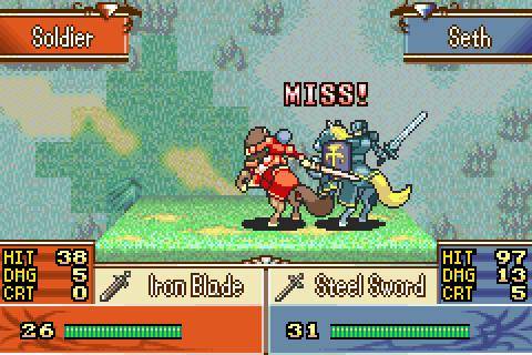 Fire Emblem. Stats, Skill and Luck go into the result of each battle.
