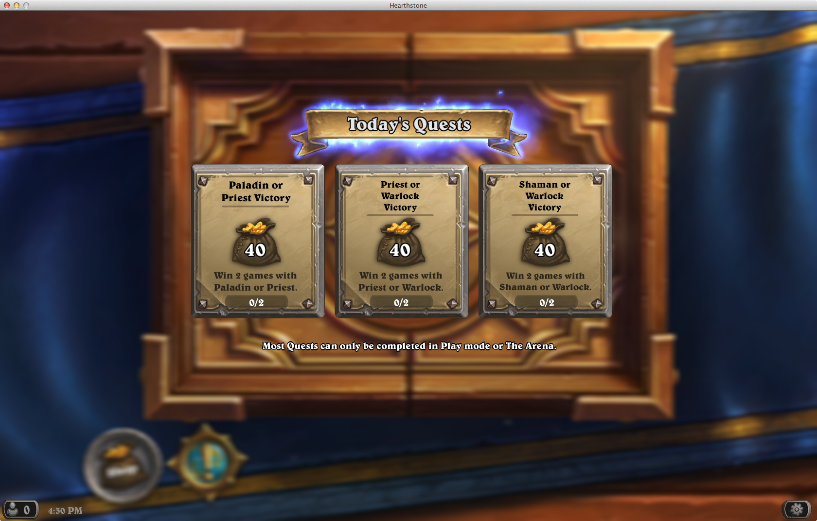 Misiones de Hearthstone