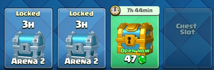 Chest drop order in clash clearance royale