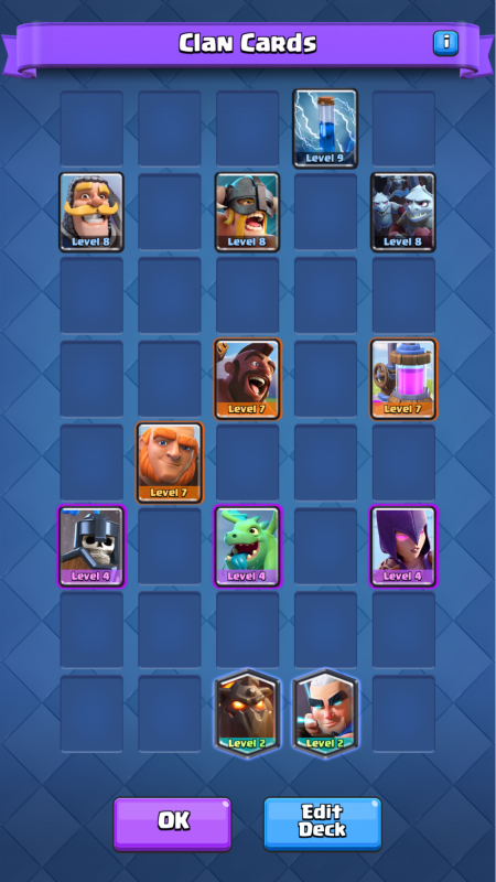 RoyaleAPI on X: Here are the 12 decks you will get in Clan Wars