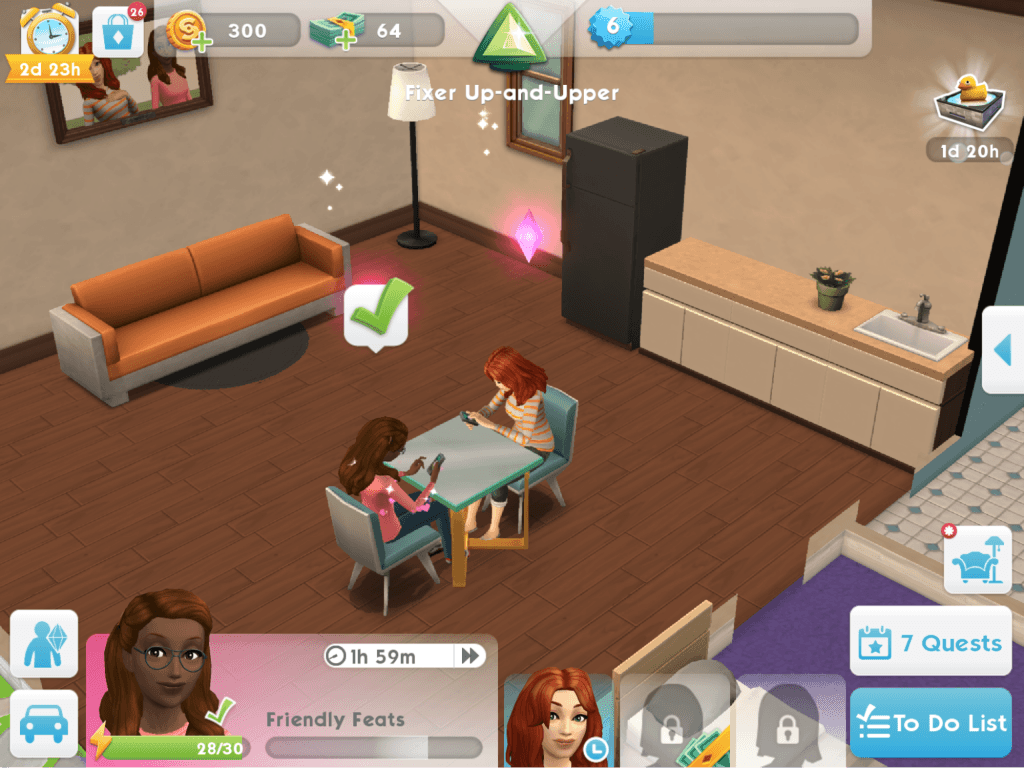 How long is The Sims Mobile?